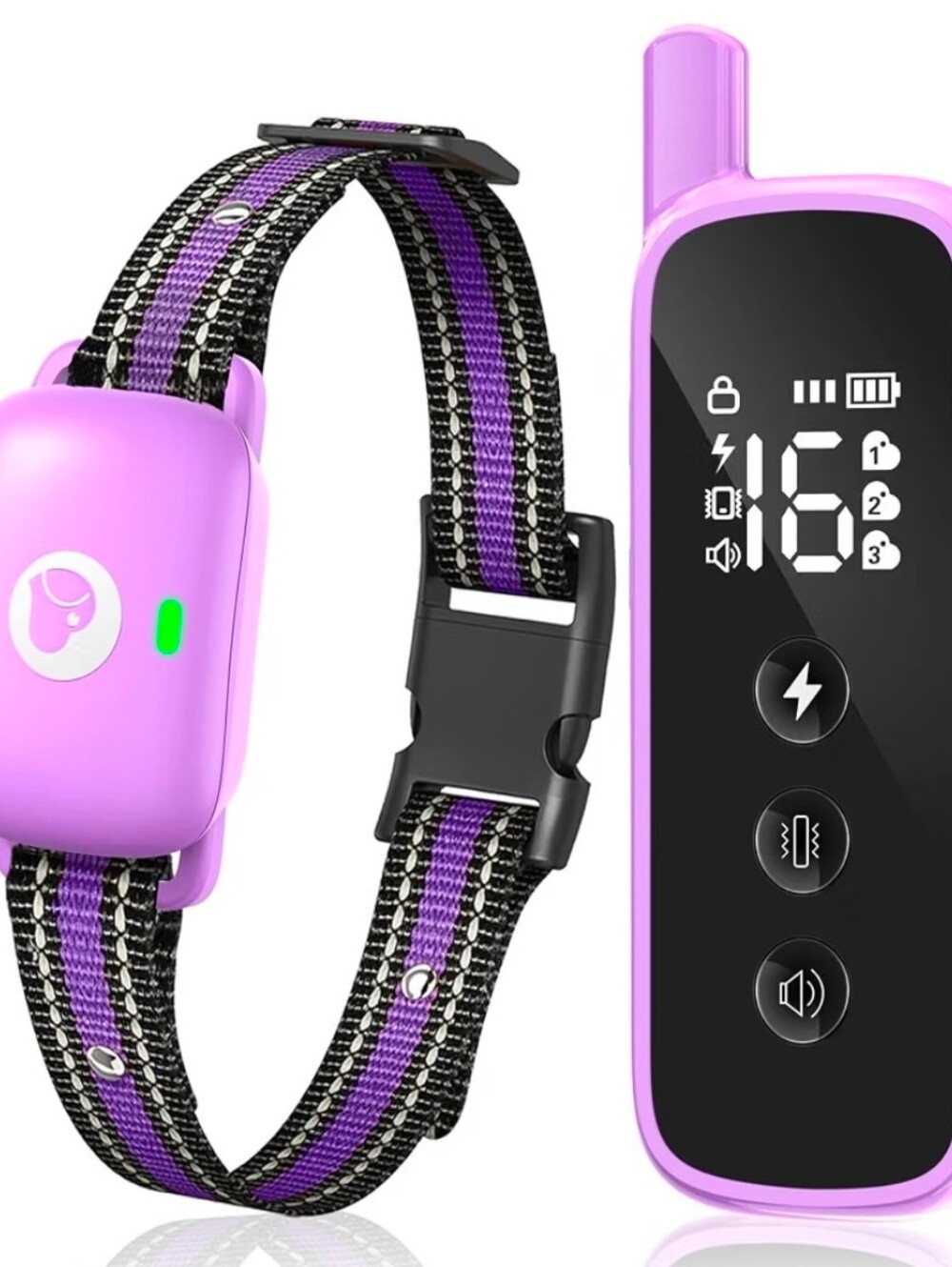 Shock Collar for Dogs 2600FT,Dog Training Collar with Remote PurpleBeep